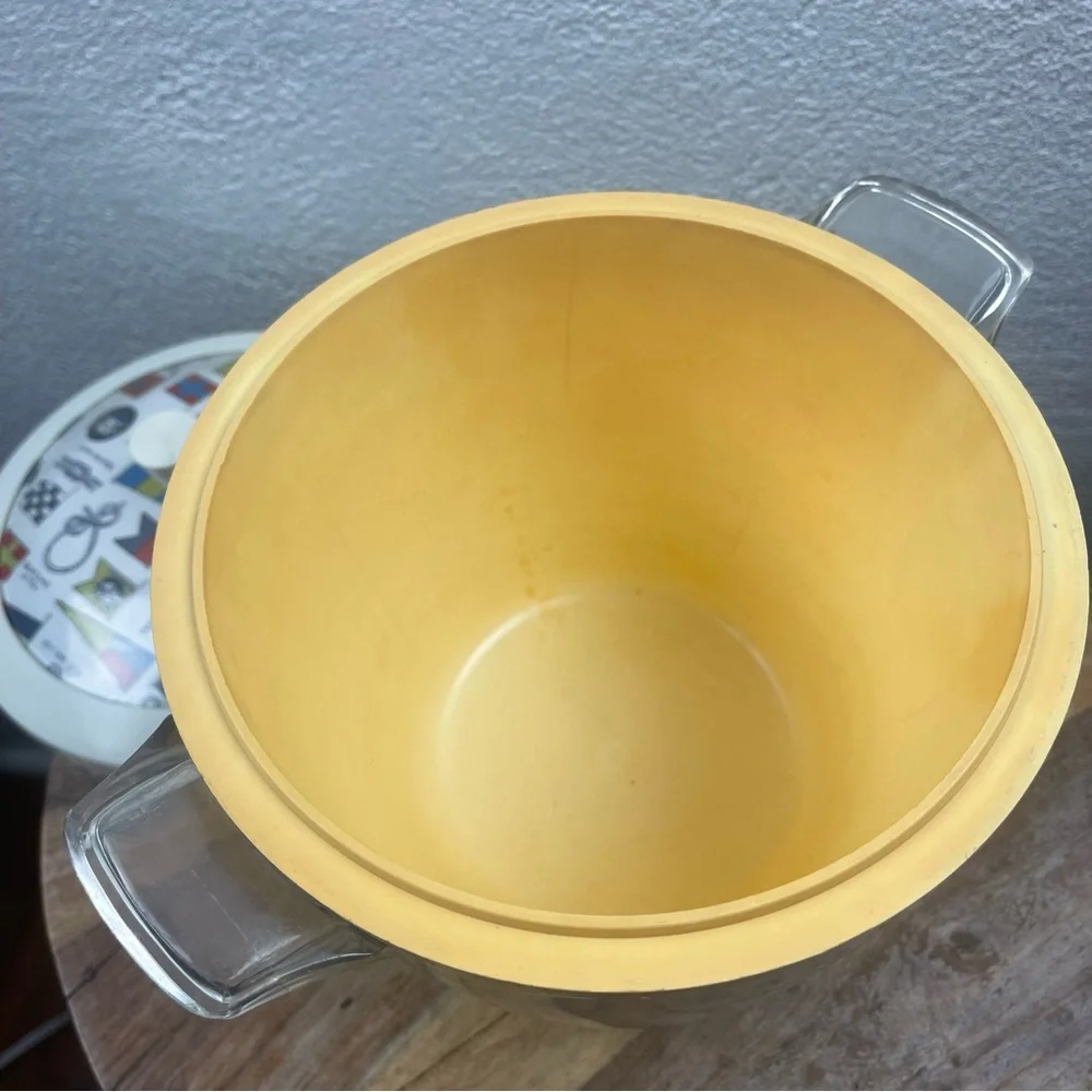 Vintage l 50s Novelty Kitsch Pinup Nautical Boat Flag Rope Knot Words Ice Bucket